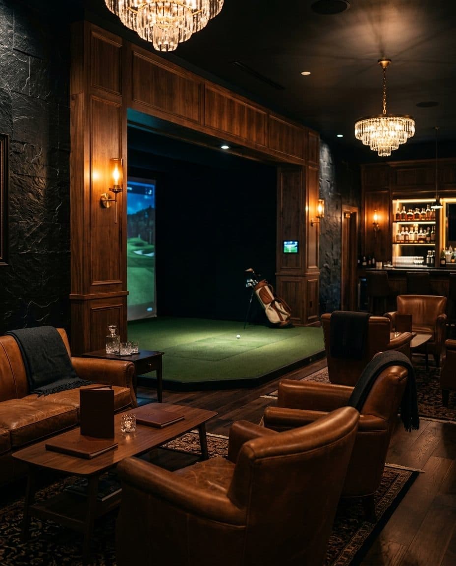 Fairways & Mulligans golf lounge